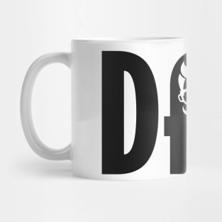 Dad Font Icon Logo Mug